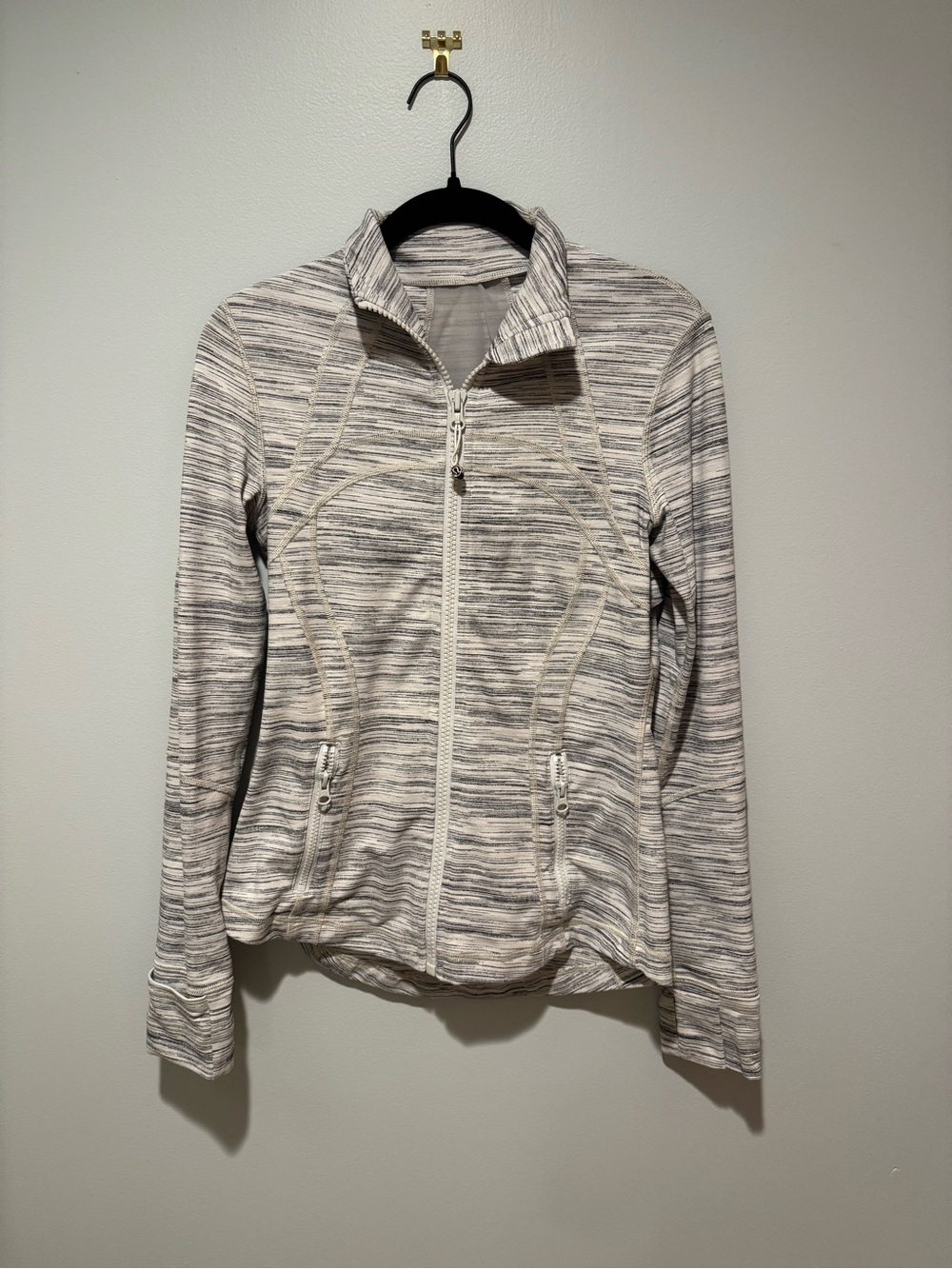 Lululemon Define Jacket Heathered Gray  Size 6 Athleisure Casual Jacket